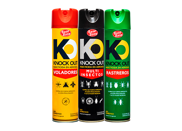 Insecticidas en aersoles KO 330 mL